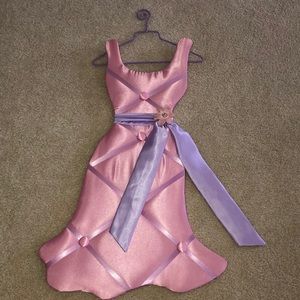 Pink dress picture holder / room decor